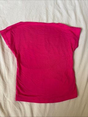 Women's Bright Pink Short Sleeve Tee